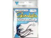 Gamakatsu 208414 Octopus Circle Fishing Fish Hooks Black 4 0 6 Pack