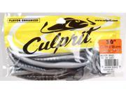 Culprit Bass Fishing Lure C1010 01 10 Soft Worm Black Shad