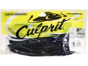 Culprit Soft Plastic Bass Fishing Lure C720 11 7.5 Worm Grape