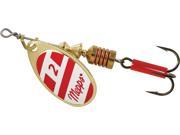 Mepps B2 G RW Aglia 1 6 OZ Gold Redwh Trout Fishing Spinner