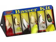 Mepps Fishing Lure K2D Basser Spinner 6 Piece Bass Kit Dressed