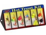 Mepps Fishing Lure KHT1A Hot Trout 6 Piece Spinner Kit Fishing Spinner