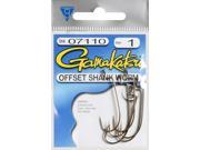Gamakatsu 7110 Worm Offset Shank Brz Size 1 6 PK Fishing Hook