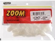 Zoom Soft Plastic Bass Fishing Bait 043 045 Salty Swimmin Chunks White Pearl