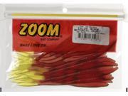 Zoom Soft Plastic Bass Fishing Bait 006 006 Trick Worm 20 PK Motoroil Chartruese