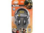 Walkers WGE84976 Game Ear Alpha Carbon Power Muffs Compact Series Provides Up