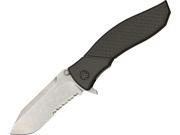 HTM HTM47567 Knives Folder Knife Bullwhip 4 3 4 Closed Linerlock 3 1 2 Matte