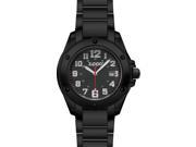 Zippo ZOZO45014 Dress Watch Black Dial White Logo Black Finish Bracelet Men s Si