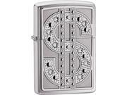 Zippo ZOZO20904 Lighter Bling Emblem High Polish Chrome World Famous Lighte