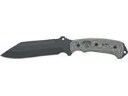 Tops TPTPSJ626 Knives Fixed Knife Carbon Steel Black Finish Micarta Handle Smoke