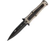 HTM HTM47934 Knives Folder Knife Madd Maxx 4 Natural Titanium Finish W Carbon