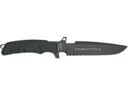 Fox FOXG3B Knives Fixed Knife Black Finish Kraton Rubber Handle U S M C Predator