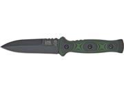 Tops TPTPLR01 Knives Fixed Knife Carbon Steel Black Finish G 10 Handle Lone Ride
