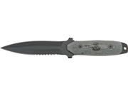 Tops 51033 Knives Fixed Knife Ranger s Edge 10 1 2 Overall 5 1 2 Black Tracti