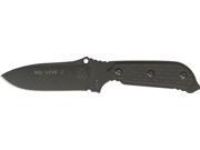 Tops TPTPMIL03 Knives Fixed Knife Carbon Steel Black Finish Micarta Handle Mil S