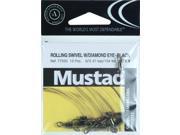 Mustad 77500 8 T10 Diamond Eye Fishing Swivels Size 8 10 Pack