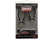 Rapala RTC MPMSC Spring Loaded Mini Plier Side Cutter Dual Sheath Combo Pack