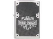 Zippo ZOZO24025 Harley Davidson Lighter Harley Carbon Fiber Satin Chrome Wo