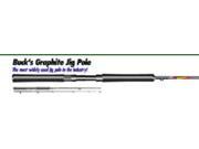 B M BGJP112 Specialty Rod Single Foot Dynaflo Guide Graphite Jig Pole 11 2 Pc