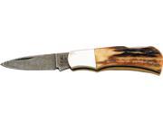 Bear Son BCBC540D Knives Folder Knife Mini Executive Stag 2 1 2 Closed Lockba