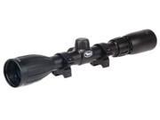 BSA Optics Special Series 3 9x40 Duplex Reticle RifleScope w Scope Rings S39X40