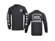 Glock Authorized Shooting Sports Black Long Sleeve T Shirt Size Large AP61505