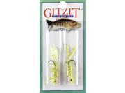Gitzit Soft Plastic Bait 17163 1 16 Little Tough Guy Jig Head 2 PK Chartruese