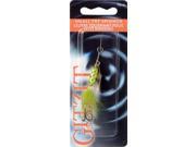 Gitzit Bass Fishing Lure 41620 Small Fry Spinner 1 16 OZ Chartruese Dot