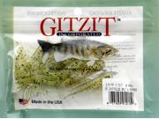 Gitzit 91215 3 5 Fat Gitzit 10 PK Chartruese S P Fishing Soft Plastic