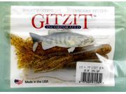 Gitzit 91195 3 5 Fat Gitzit 10 PK Brown Craw Fishing Soft Plastic
