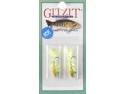 Gitzit Soft Plastic Bait 16313 Micro Little Tough Guy Jig Head Chartruese Trout