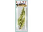Gitzit 76215 Padle Fry 3 Chartruese 2 PK Fishing Soft Plastic