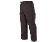 TRU SPEC 1324004 Poly Cotton Ripstop BDU Pants Black Medium Regular