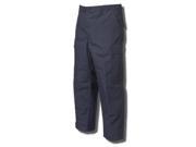 TRU SPEC 1335005 Poly Cotton Ripstop BDU Pants Navy Large Regular
