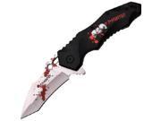 Z Hunter ZB110BR 5 Red Z Coating Satin Blade Folding Knife