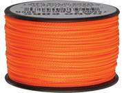 Parachute Cord RG1145 Nano Cord Neon Orange 75mm x 300ft. Braided Premium Nylon