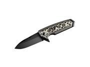 Hogue 34219 EX02 Folder 3.75 Knife SpearPoint Blade Flipper G Mascus Black Grey