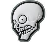 Maxpedition MXLOOKS Look Skull Patch Swat White Black Gray 2.22 x2.7