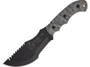 Tops Knives TPTBT010RMT Tom Brown Tracker Fixed Knife Black 6.25 Blade Rocky Mtn