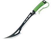 Z Hunter ZB020 Machete 2 Toned 17.25 Sawback Combo Blade Lime Handle