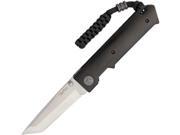 Benchmark BMK065 Folding Knife D2 Steel 3 Tanto Blade Black Wood Handle