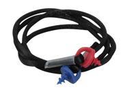 Radians CEPNCB Custom Molded Earplugs Black Neckcord with Red and Blue Screws