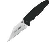 Blackhawk BB15BW01SL Be Wharned Folding Knife Satin Wharncliffe Blk G10 4.5 Clsd