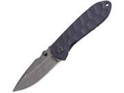 Uzi UZKFDR026 Evn VI Folding Knife Blk SW 3.25 Blade Black G10 Handle