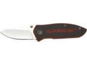 SK 112 Sarge Knife Compact 2 2 Layer G10 Handle LinerLock Folding Red Underlay