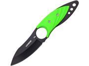 Z Hunter 139 Fixed Neck Knife 7 Overall 3 Blade Green Handle w Sheath