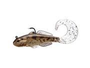 LiveTarget Lures GOB90ST601 Goby Single Tail 3 5 8 Natural Bronze