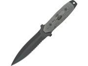 Tops Knives TP3010 Ranger s Edge Fixed Knife Black 5.5 Combo Dagger Blk Linen
