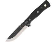 Tops TPBROSBLK10 BOB Hunter Fixed Knife Black 4.625 FT Combo Blade G10 Handle