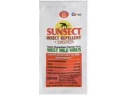 Sunsect SST03 Sunscreen Insect Repellent SPF 15 White .3 Fl Oz Foil Packet